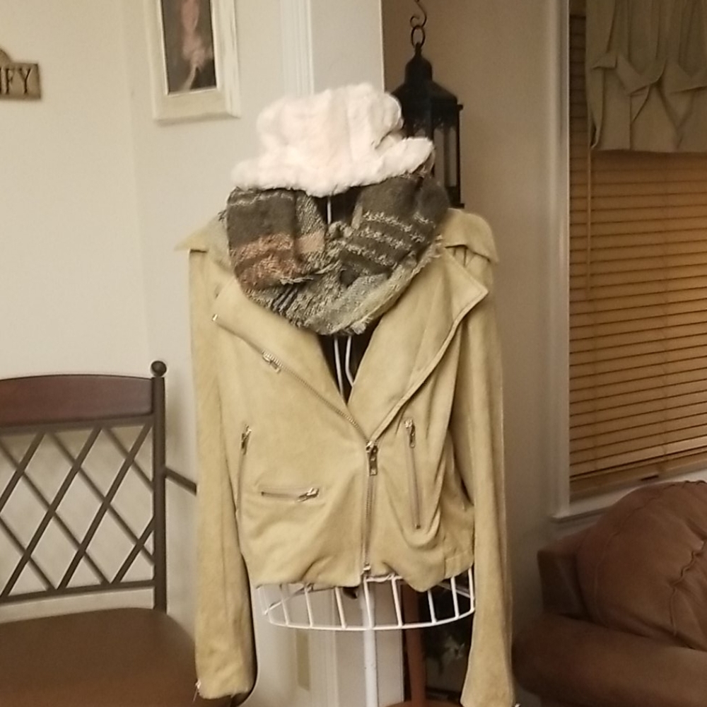 Microsuede Tan Jacket - image 1